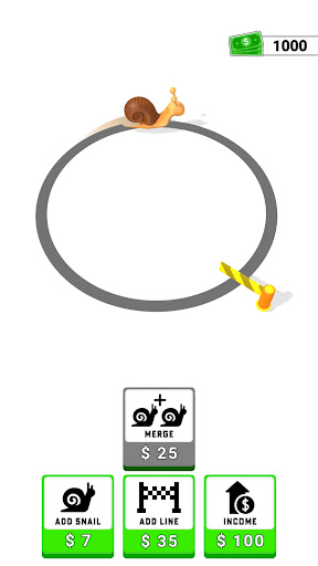 Android application Snail Merge screenshort