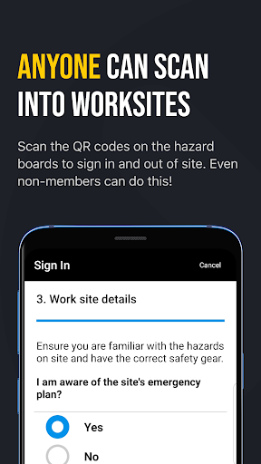 Android application HazardCo screenshort