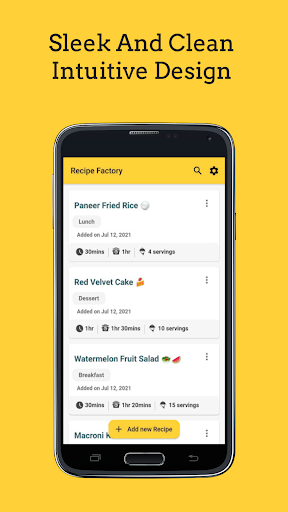 Screenshot of My Recipes - Cookbook Manager