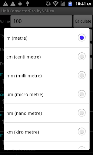 UnitConverterPro byNSDev Screen 3