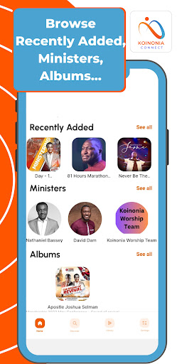 Android application Koinonia Connect Global screenshort