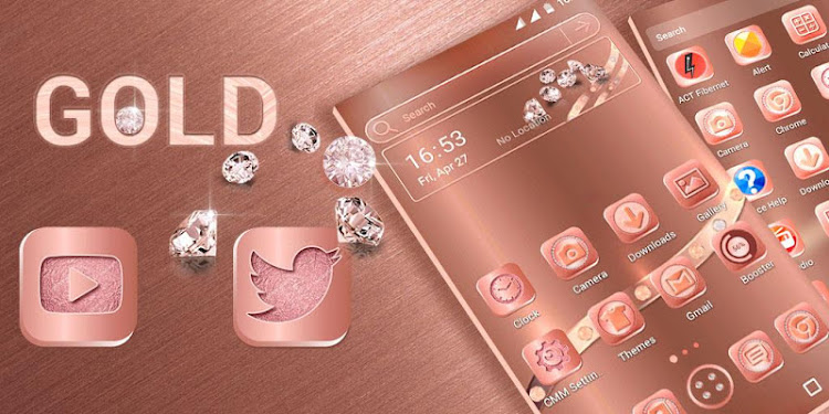 Rose Gold Launcher Theme - 4.3 - (Android)