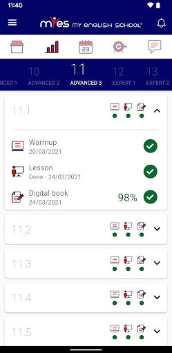 MYES - My English School Screen 3