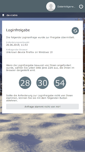 DolomitenBank smartID Screen 2