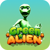 The green alien dance icon
