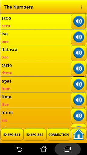 Learning Filipino language Screen 2