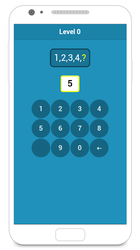 Screenshot of Numbers quiz