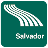 Salvador Map offline icon