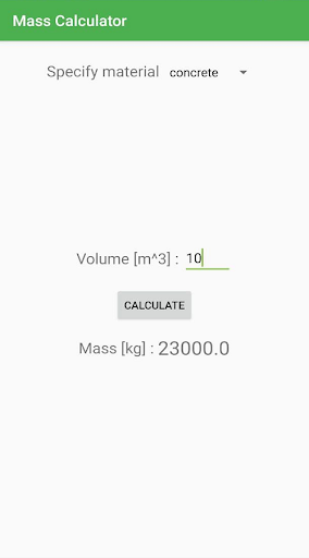 Mass Calculator Screenshot 1 - AppWisp.com
