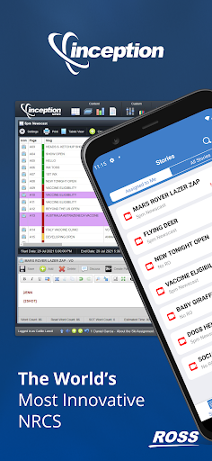 Android application Inception Mobile screenshort