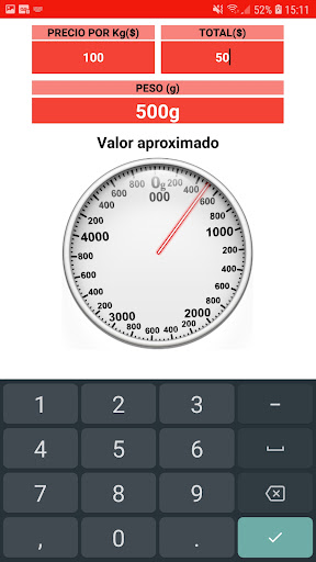 Convertidor Balanza Analógica Screen 3