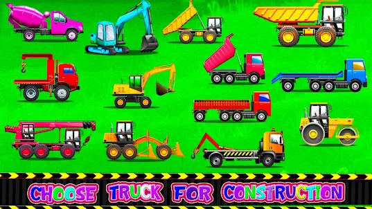 Montar caminhões de construção
