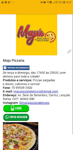 Lençóis Bahia Guia Digital Screen 3
