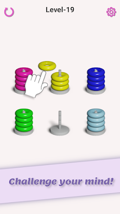 Color Hoop Sort - Screenshot 1