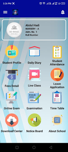 Android application Pak Land School System screenshort
