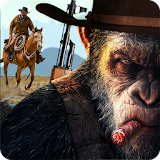 Angry Gorilla Cowboy Survival icon
