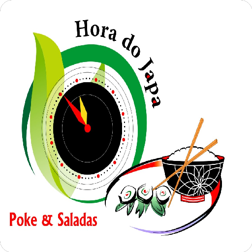 Hora do japa poke e saladas - logo