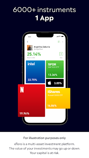 Screenshot of eToro: Trade. Invest. Connect.