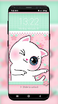 screenshot of Kawaii Cute LockScreen