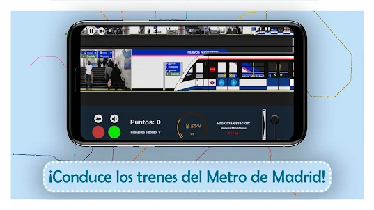 Metro Madrid 2D Simulator