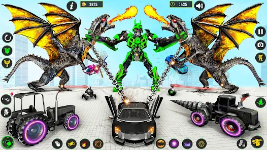 Jogos de carros multi-robô 3D – Apps no Google Play