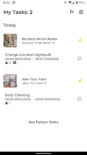 Android application VROS App screenshort