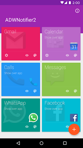 Screenshot of ADW Notifier 2