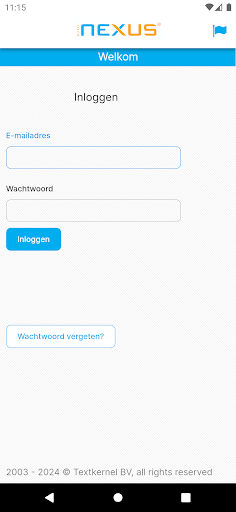 Android application Jouw Nexus Portal screenshort