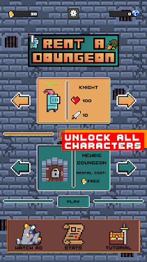 #1. Rent a Doungeon - Roguelike (Android) By: Mattia Parise