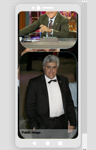 Android application Jay Leno biography screenshort