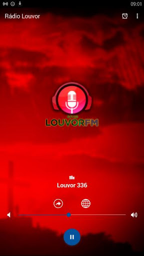 Android application Rádio Louvor screenshort