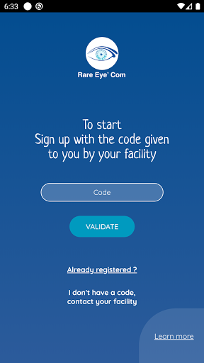 Android application Rare Eye' Com screenshort