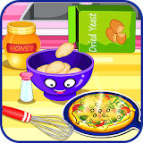 Cooking pizza for dinner icon