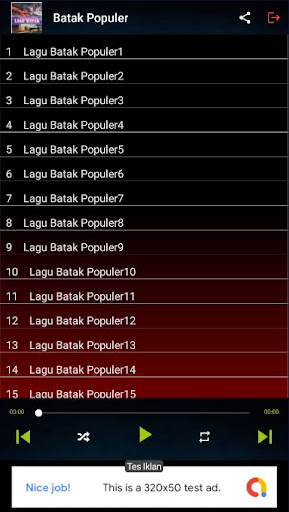 Lagu Batak Screen 2