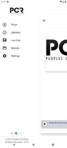 Peoples City Radio Screen 2