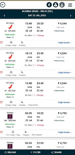 Android application TRAVELHIGH screenshort