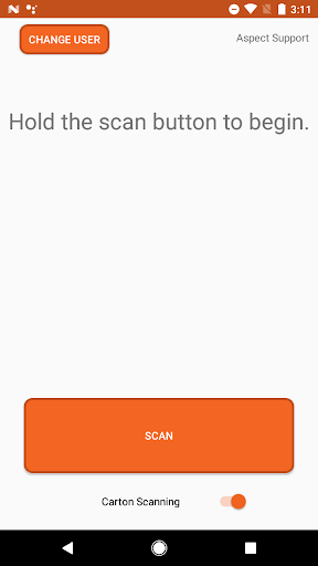 Android application AspectPL Barcode Scanner screenshort