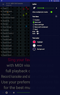 MIDI Clef Karaoke Player