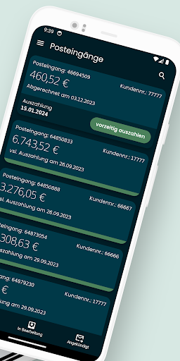 Meine Abrechnung Screen 2