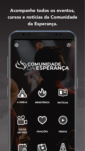 Android application Comunidade da Esperança screenshort