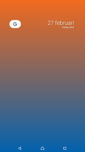 Android application Live Wallpaper Color Clock screenshort