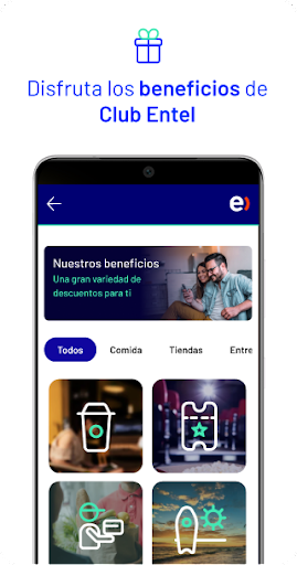 Android application Entel Empresas screenshort