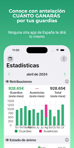 Android application GuardiasApp screenshort