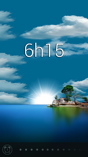 Glimmer luminous alarm clock