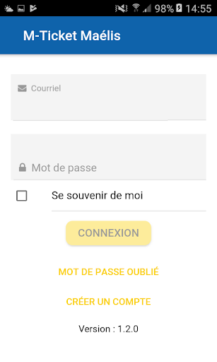 Android application M-Ticket Maelis screenshort