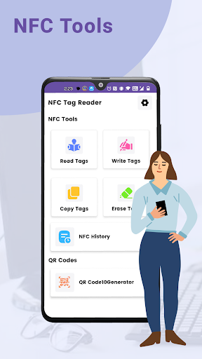 Android application NFC Tools: NFC Reader & Writer screenshort