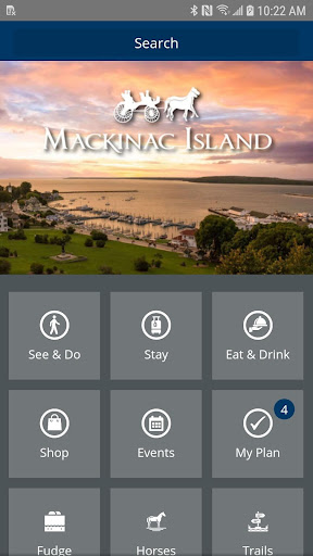 Screenshot of Visit Mackinac Island Michigan