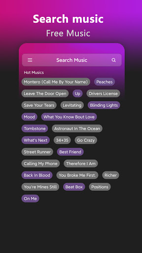 Android application Music Downloader & Mp3 Song Do screenshort