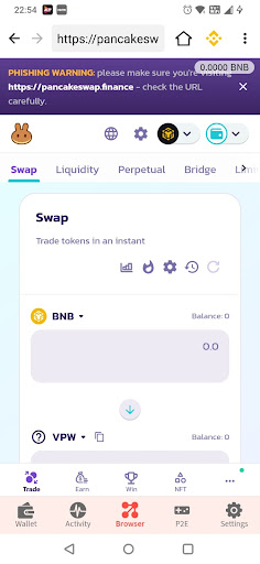 VPW Wallet Screen 3
