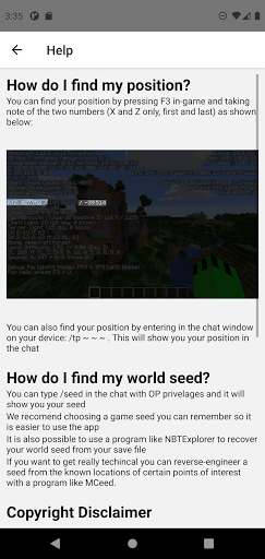 Find Diamonds for Mine and craft